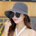 's Sunhats 's Casual Caps Straw Wide Brim Shade Foldable Summer Hats  eb-23187641